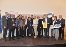 Bei der Eröffnung der 1. NÖ Freiwilligenmesse.
