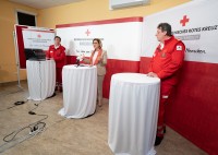 Landeshauptfrau Johanna Mikl-Leitner besucht Rotkreuz-Zentrale Landeshauptfrau Johanna Mikl-Leitner besucht Rotkreuz-Zentrale