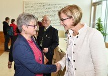 Die Gäste wurden von der Landeshauptfrau persönlich begrüßt.