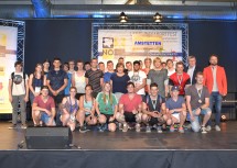 Landesrätin Mag. Barbara Schwarz gratulierte dem erfolgreichen Team der Landesberufsschule Amstetten zu fünf Goldmedaillen, zwei Silbermedaillen und zwei Bronzemedaillen.