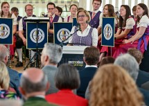 Landeshauptfrau Johanna Mikl-Leitner sprach in ihrer Eröffnungsrede vom Ziel, 2023 zum Rekordjahr für erneuerbare Energie zu machen, mit den Gemeinden, allen voran Großschönau, als starke Partner.