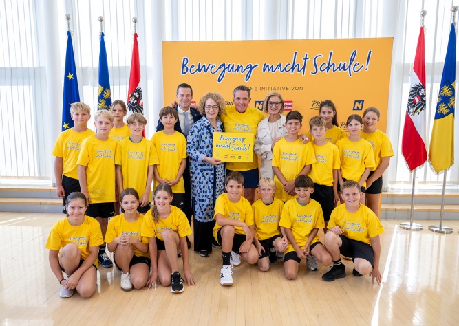 „Bewegt ins neue Schuljahr“: Niederösterreich holt Österreichs größte Turnstunde nach St. Pölten