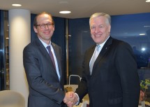 Landesrat Martin Eichtinger mit dem Generalintendanten der Elbphilharmonie, Christoph Lieben-Seutter