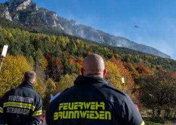 Brand am Schneeberg.