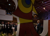 Landeshauptfrau Johanna Mikl-Leitner bei der Preisverleihung im burgenländischen Stadtschlaining.