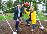 Spielplatz in Schönkirchen-Reyersdorf eröffnet Spielplatz in Schönkirchen-Reyersdorf eröffnet