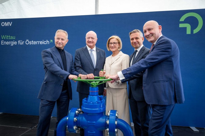 Offizieller Startschuss für Gasproduktion in Wittau