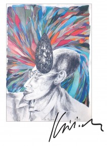 74 Beispiele aus dem grafischen Werk von Peter Klitsch(Ausstellung in der NÖ Landesbibliothek) Broschüre