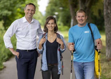 LR Jochen Danninger, Evelyn Gruber, Christoph Henneis