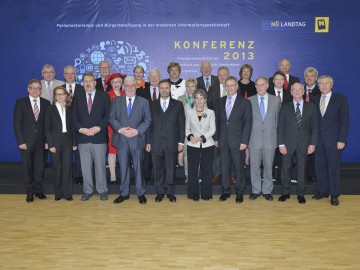 Gemeinsame Konferenz der Landtagspräsidenten aus Österreich, Deutschland und Südtirol in Krems.