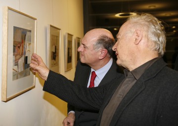 Im Beisein des Künstlers wurde im Konzerthaus Weinviertel in Ziersdorf eine Karl Korab-Ausstellung von Landeshauptmann Dr. Erwin Pröll eröffnet. 