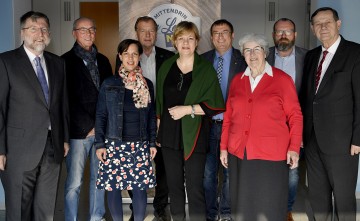 Bei der Sitzung des NÖ Seniorenbeirats: Univ.-Prof. Dr. Franz Kolland  vom  Institut für Soziologie an der Universität Wien, Prof. Ewald Sacher, Präsident der NÖ Volkshilfe, Karin Thallauer  von der Caritas St. Pölten, Benno Sulzberger, Landesobmann NÖ Seniorenring, Landesrätin Mag. Barbara Schwarz, Herbert Bauer, Geschäftsführer NÖs Senioren, Edith Habsburg-Lothringen, Vorstandsvorsitzende Seniorenpastoral der Diözese St. Pölten, Christoph Gleirscher, Geschäftsführer des Hilfswerks NÖ, und Dr. Hannes Bauer, Landespräsident Pensionistenverband NÖ (v.l.n.r.)