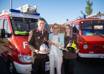 In Hadres-Untermarkersdorf eröffnete Landeshauptfrau Johanna Mikl-Leitner das neue Feuerwehrhaus.