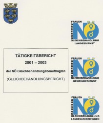 Bericht der NÖ Gleichbehandlungsbeauftragten 2001-2003 Broschüre