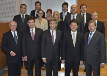 Zweites Informelles Außenministertreffen der Mitglieder der EU-Donauraumstrategie im NÖ Landhaus in St. Pölten.