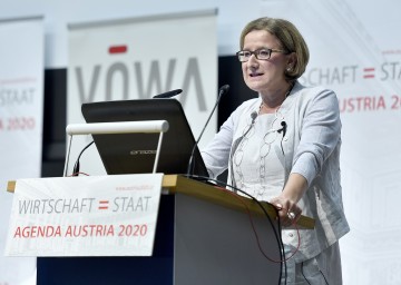 Landeshauptfrau Johanna Mikl-Leitner eröffnete die Konferenz "Agenda Austria 2020" an der Donau-Universität Krems.