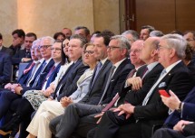 Zahlreiche Ehren- und Festgäste beim Festakt „75 Jahre Gemeindebund“ im Palais Niederösterreich.