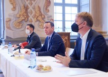 Bei der Pressekonferenz im Dietmayrsaal im Stift Melk (von links): Klemens Wögerer, Jochen Danninger und Michael Duscher.