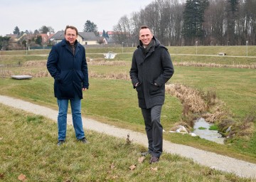 Bürgermeister Matthias Stadler und Landesrat Jochen Danninger