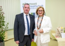 Landeshauptfrau Johanna Mikl-Leitner und Umweltanwalt Thomas Hansmann.