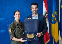 (v.l.n.r.) Anna-Maria Alexandri, LH-Stv. Udo Landbauer