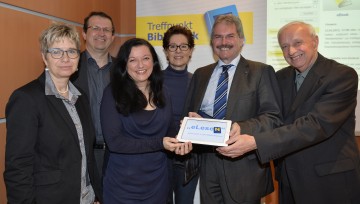 Landesrat Mag. Karl Wilfing präsentierte in St. Pölten die neue Initiative \"Onleihe eBooks\" an den niederösterreichischen Bibliotheken.