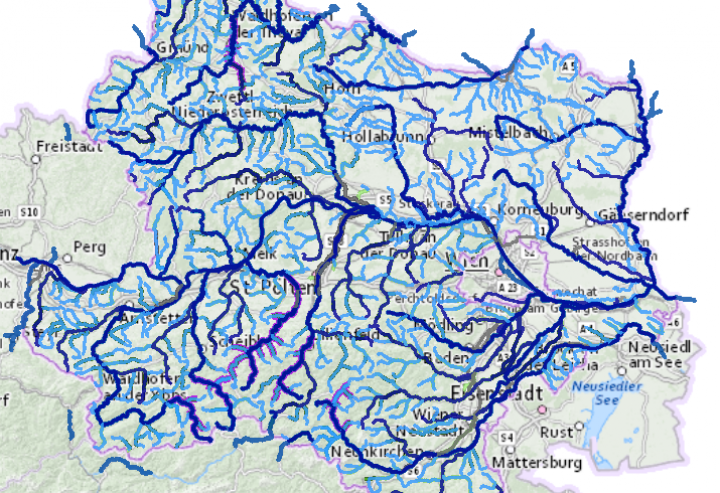Wasserdaten im NÖ Atlas