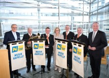 Ein Ensemble der Musikkapelle des Straßendienstes umrahmte den Empfang musikalisch.