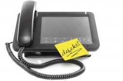 Telefon mit Aufkleber 