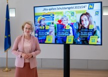 Landesrätin Christiane Teschl-Hofmeister: Blau-gelbes Schulstartgeld kann ab 16. August unter www.noe.gv.at beantragt werden.
