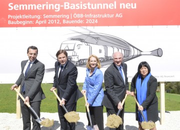 Spatenstich für den Semmering-Basistunnel neu