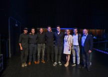 Alexander Eder & Band, Landeshauptfrau Johanna Mikl-Leitner, Business Angel Michael Altrichter und Rudi Roubinek (v.l.n.r.)