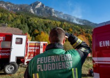 Aktuelle Lage beim Brandeinsatz im südlichen Niederösterreich