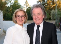Landeshauptfrau Johanna Mikl-Leitner mit Pianist Rudolf Buchbinder.