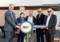 Landesrat Eichtinger übergab Schlüssel für 60 Wohneinheiten Landesrat Eichtinger übergab Schlüssel für 60 Wohneinheiten