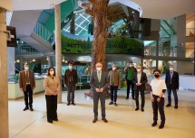 Naturgipfel im Haus für Natur im Museum Niederösterreich in St. Pölten: LH-Stellvertreter Stephan Pernkopf mit Vertretern der niederösterreichischen Schutzgebiete.