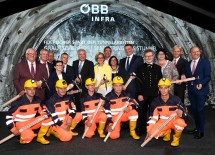 Startschuss für Tunnelarbeiten für Tunnel-Abschnitt Grautschenhof des Semmering-Basistunnels mit zahlreichen Gästen und Ehrengästen
