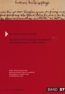 Kornelia Holzer-Tobisch: Das älteste Korneuburger Stadtbuch 