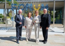 Landtagspräsident Karl Wilfing, Dritte Landtagspräsidentin Karin Renner, Landeshauptfrau Johanna Mikl-Leitner und Zweiter Landtagspräsident Karl Moser (v.l.n.r.)