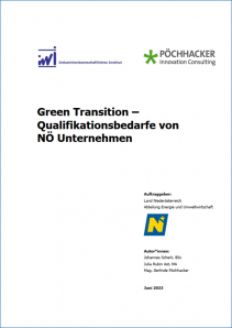 Green Transition - Qualifikationsbedarfe von NÖ Unternehmen