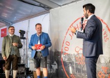 LH-Stellvertreter Udo Landbauer beim Festakt zum 100-jährigen Firmenjubiläum des Traditionsunternehmens MABA in Wöllersdorf.