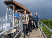 Mit der Aussichtsplattform „Eisen.Hut“ wurde in Großriedenthal ein neues touristisches Highlight für die gesamte Region Wagram geschaffen