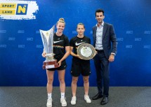 (v.l.n.r.) Sarah Mattner-Trembleau, Julia Tabotta, LH-Stv. Udo Landbauer