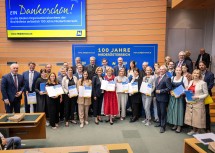 Dankesfest für die Organisatorinnen und Organisatoren der Bezirksfeste.