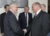 Landeshauptmann Dr. Erwin Pröll mit dem Premierminister der tschechischen Republik, Ing. Jiri Rusnok.