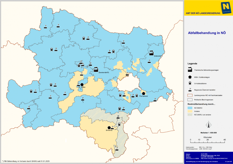 Abfallbehandlung in Niederösterreich