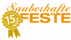 Logo: 15 Jahre Sauberhafte Feste