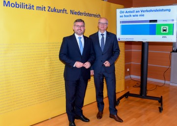 Mobilitätslandesrat Ludwig Schleritzko & Landesverkehrsplaner Werner Pracherstorfer