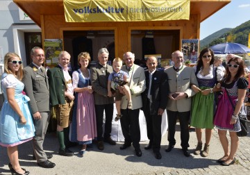 Eröffnung des Dorffestes in Furth an der Triesting durch Landeshauptmann Pröll.
