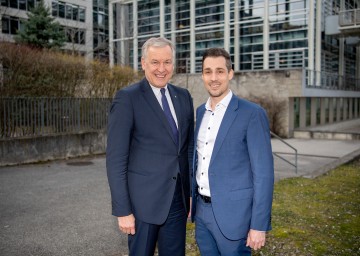 (v.l.) Arbeitsmarkt-Landesrat Martin Eichtinger und MAG Geschäftsführer Martin Etlinger
